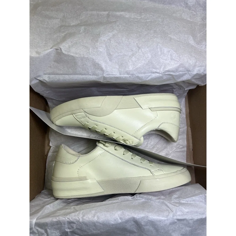 Women's Dolce Vita Zina 360 6.5 Casual Cream Colored Sneakers New‎